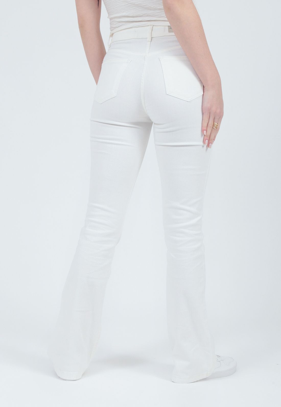 Calça off sales white flare