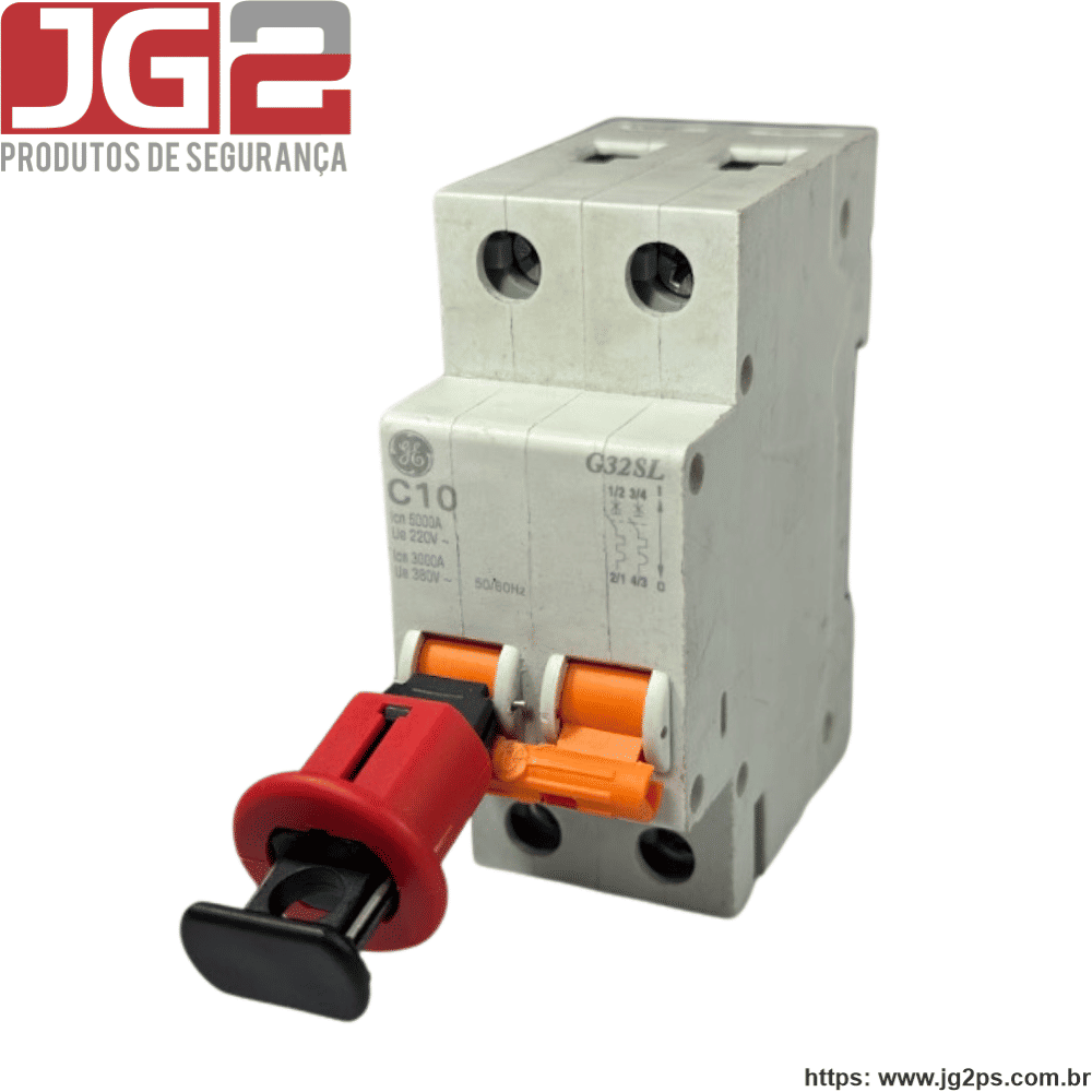 Dispositivo de bloqueio JG2 para disjuntor norma DIN  JGL150-4 (POS) Dispositivo de bloqueio JG2 para disjuntor norma DIN  JGL150-4 (POS)