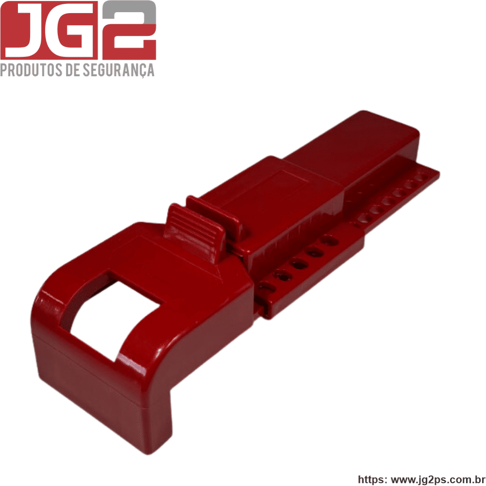 Dispositivo de bloqueio JG2 plástico ajustável para válvula tipo borboleta (Wafer) de 1.1/2" a 14"  JGL306-1