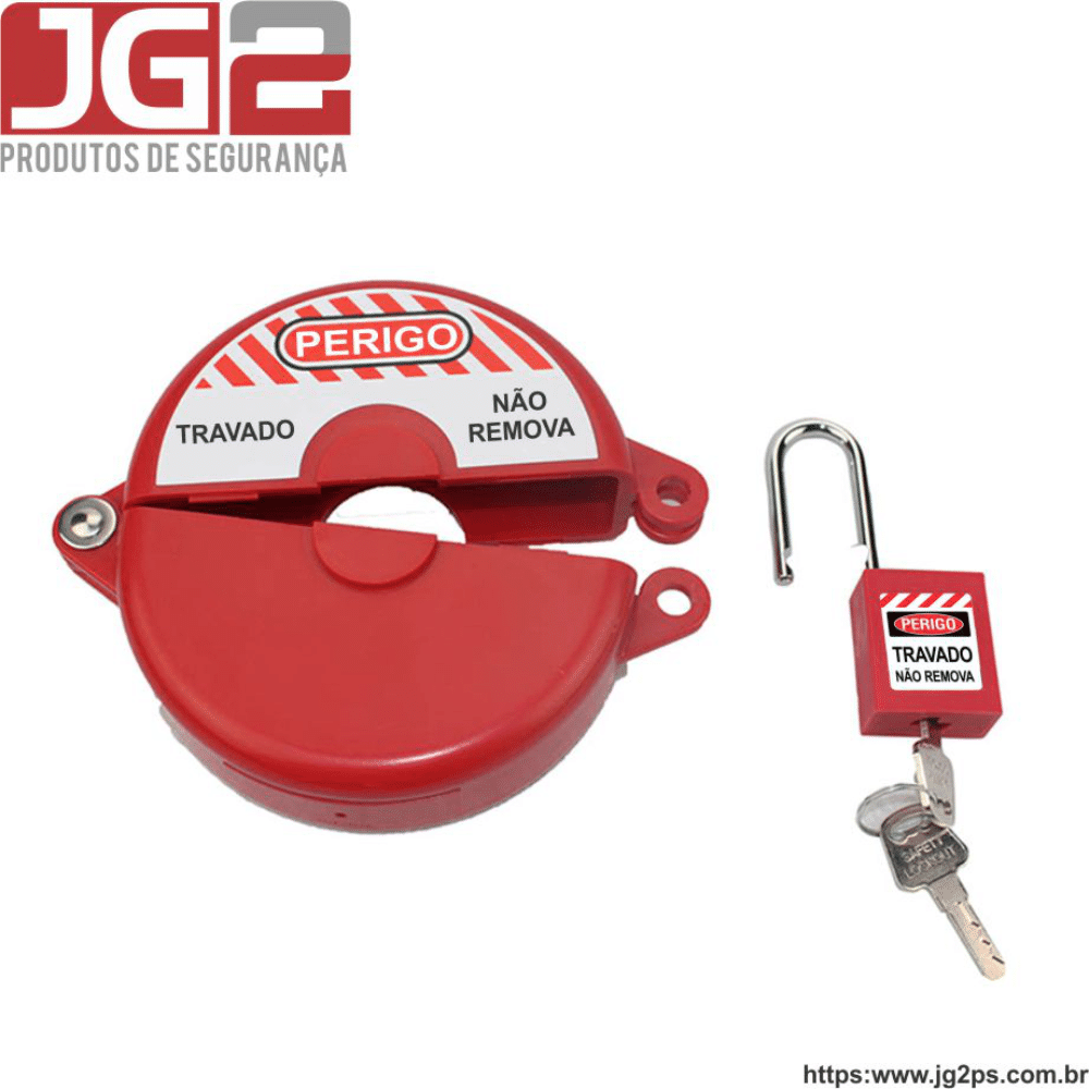 Dispositivo de Bloqueio JG2 para válvula gaveta, válvula volante ou válvula globo de 5" a 6.1/2" (130mm a 170 mm)  JGL300-3