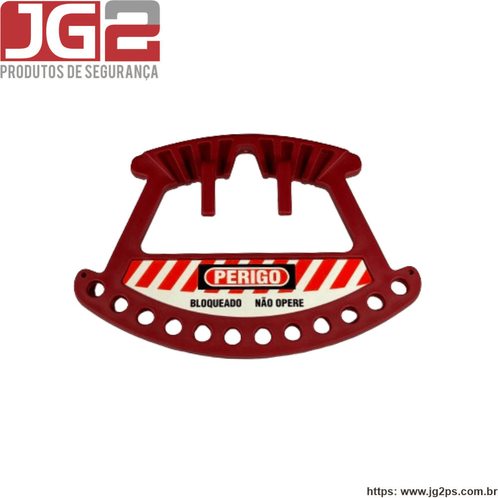 Estação de cadeados JG2 plástica portátil com 12 furos JGL511-1