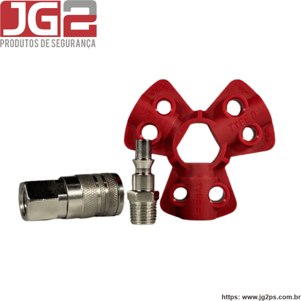 Dispositivo Multibloqueio JG2 plástico para válvula pneumática com engate de Ø6.4mm, Ø9.5mm ou Ø12.7mm JGL311-1 Dispositivo Multibloqueio JG2 plástico para válvula pneumática com engate de Ø6.4mm, Ø9.5mm ou Ø12.7mm JGL311-1