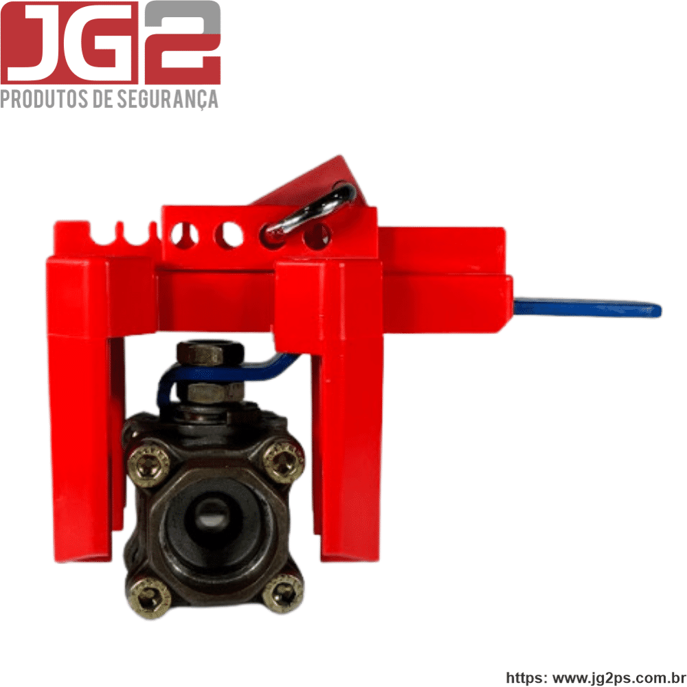 Dispositivo de bloqueio JG2 plástico ajustável para válvula tipo esfera de 1" a 5"  JGL304-2 Dispositivo de bloqueio JG2 plástico ajustável para válvula tipo esfera de 1" a 5"  JGL304-2
