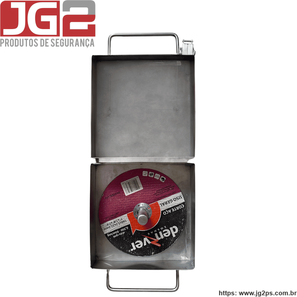 Caixa de Armazenamento de Disco de Corte