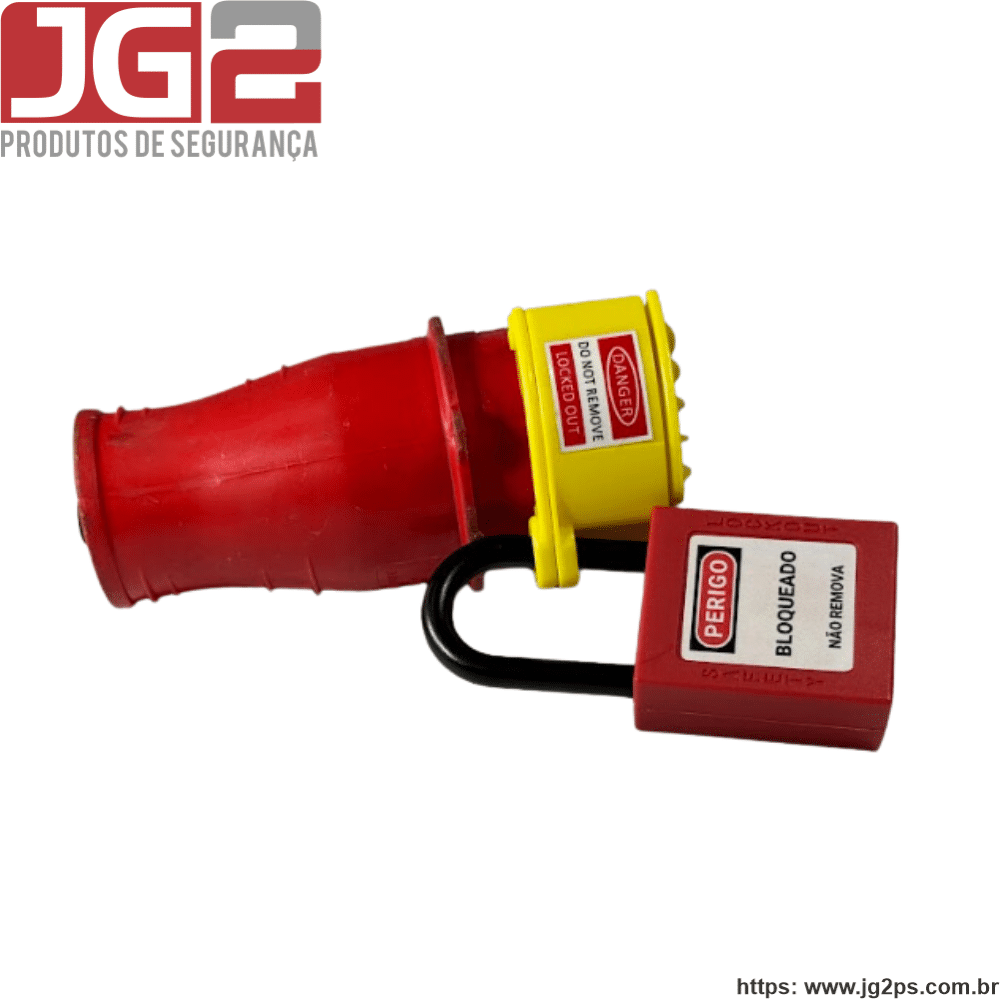 Dispositivo de bloqueio JG2 plástico para plugue elétrico de 16A e 32A JGL400-4 Dispositivo de bloqueio JG2 plástico para plugue elétrico de 16A e 32A JGL400-4