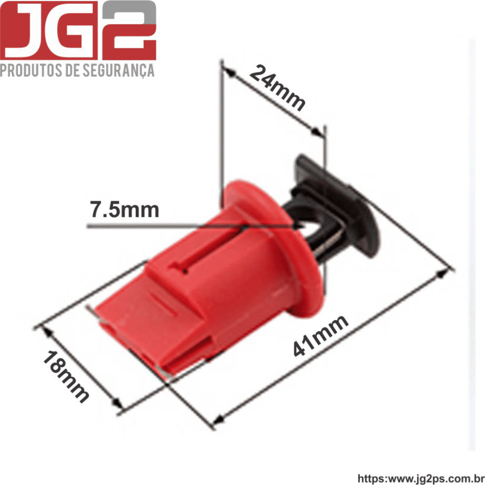 Dispositivo de bloqueio JG2 para disjuntor norma DIN  JGL150-6 (POW) Dispositivo de bloqueio JG2 para disjuntor norma DIN  JGL150-6 (POW)