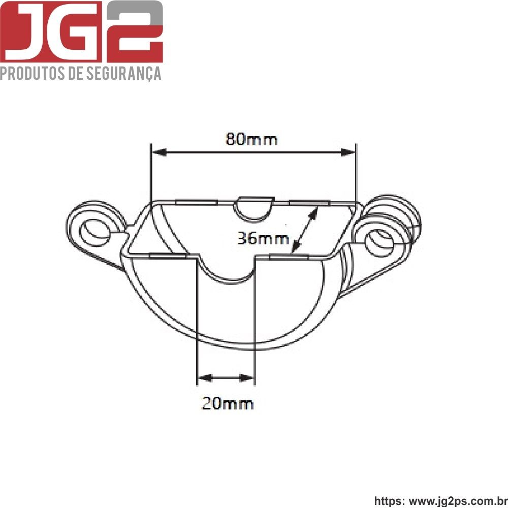 Dispositivo de Bloqueio JG2 para válvula gaveta, válvula volante ou válvula globo de 1" a 2.1/2" (35mm a 65mm) JGL300-1 Dispositivo de Bloqueio JG2 para válvula gaveta, válvula volante ou válvula globo de 1" a 2.1/2" (35mm a 65mm) JGL300-1