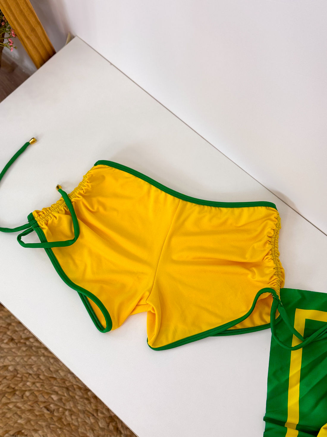 SHORT RIO - VERDE/AMARELO