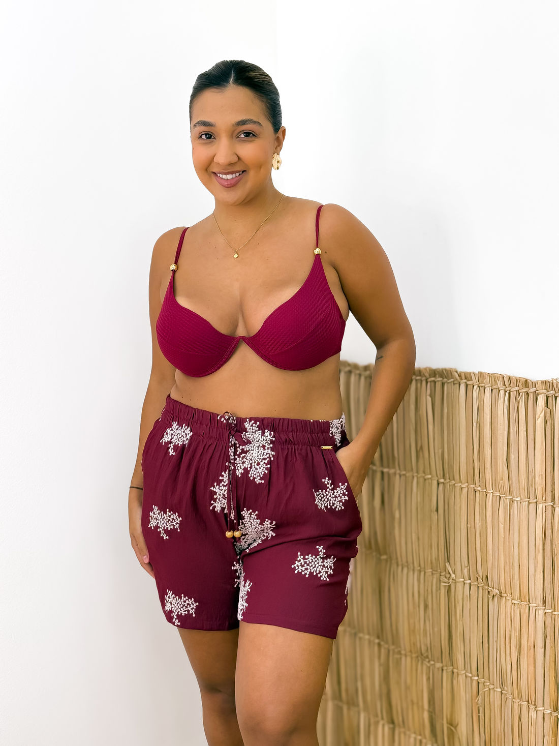 SHORT VENEZA - BORDÔ SHORT VENEZA - BORDÔ