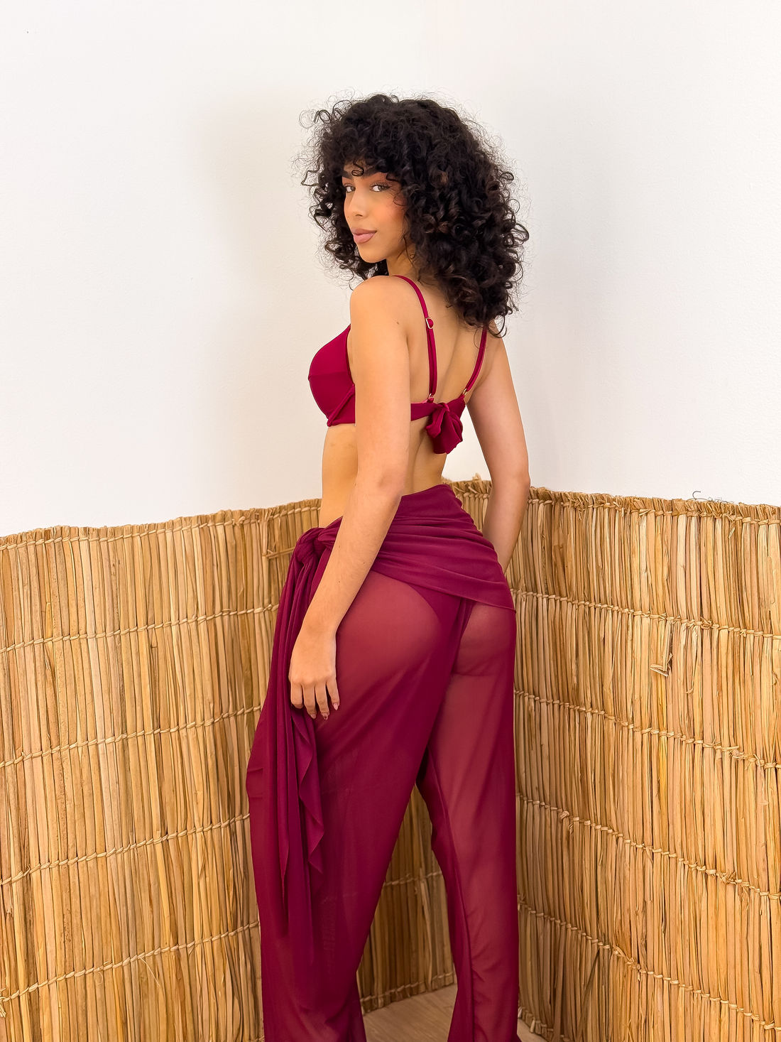 CALÇA GLOW - BORDÔ