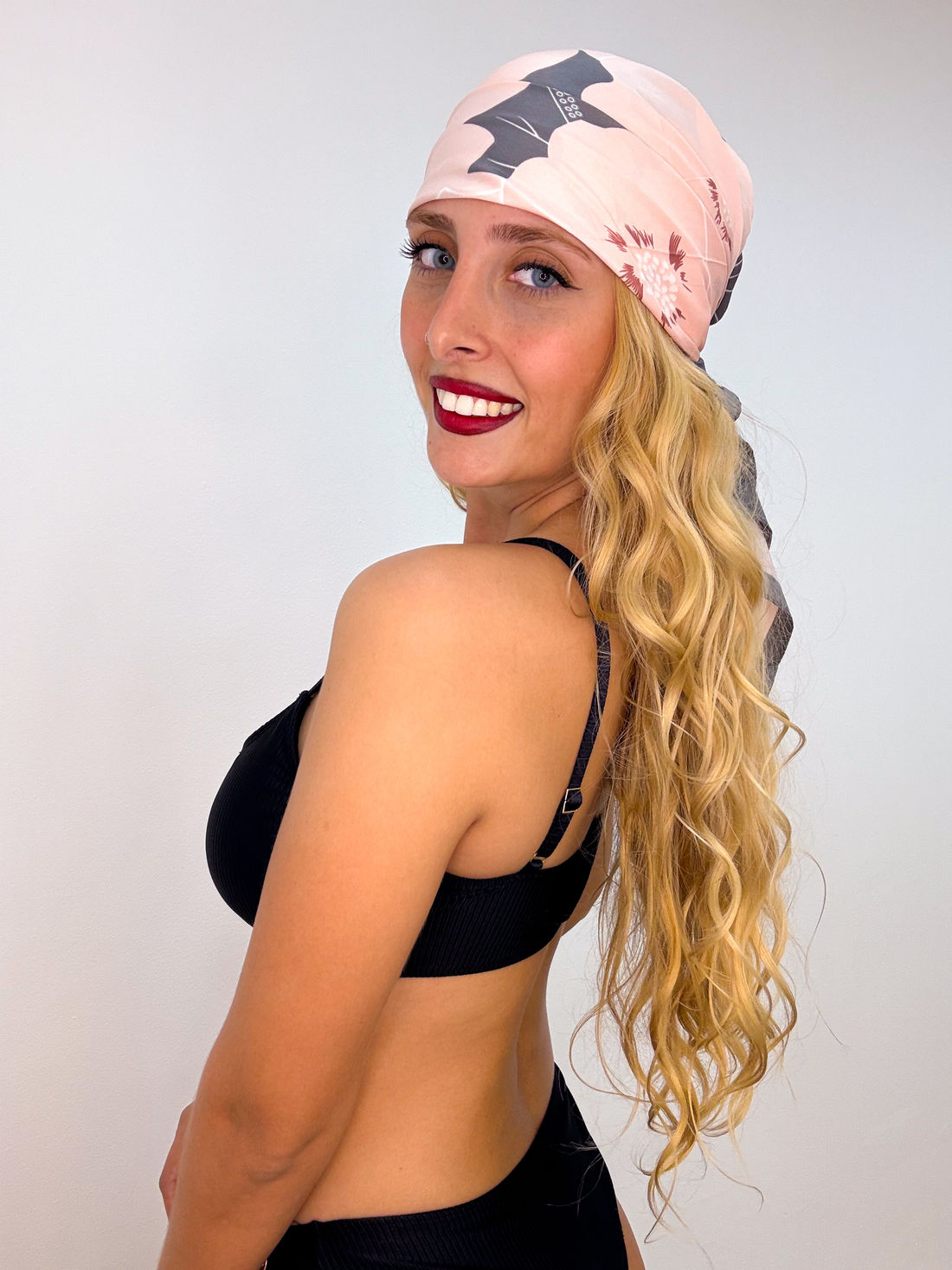 LENÇO - ESTAMPA FLOR ROSÉ