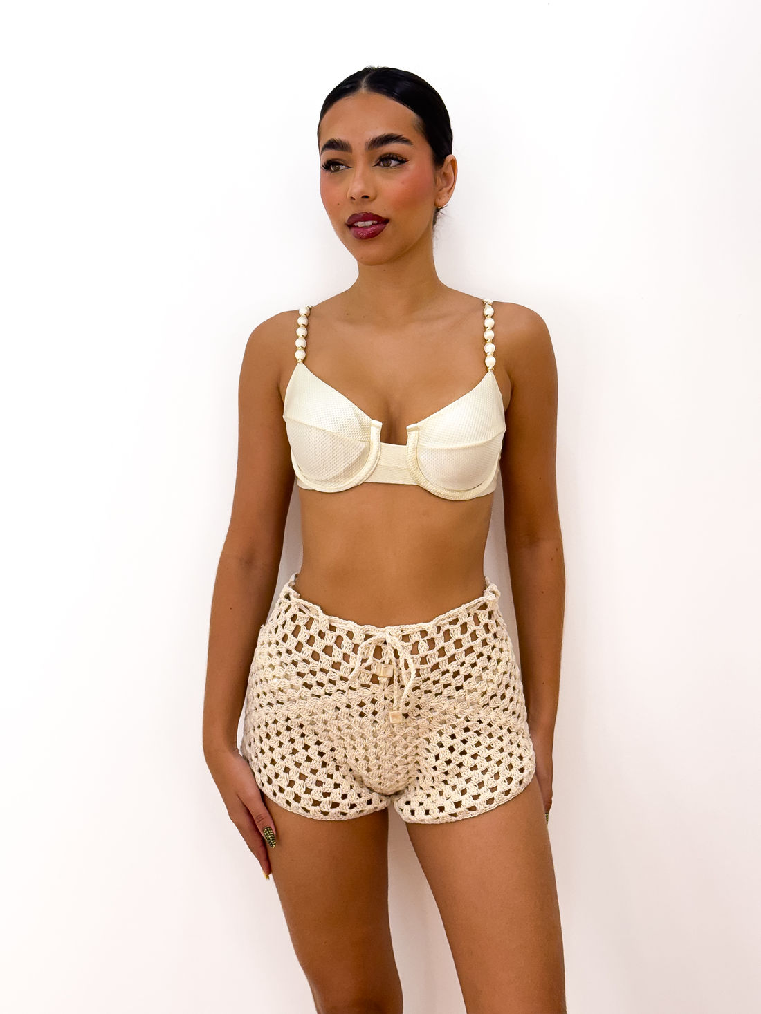 SHORT RIO - OFF WHITE