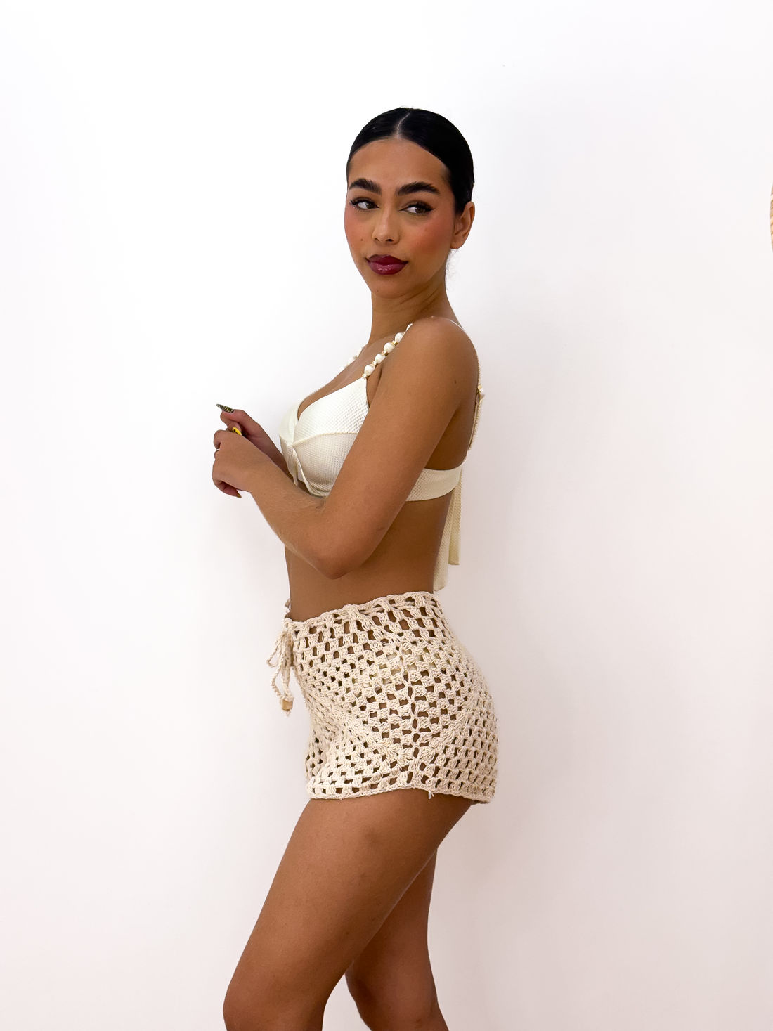 SHORT RIO - OFF WHITE