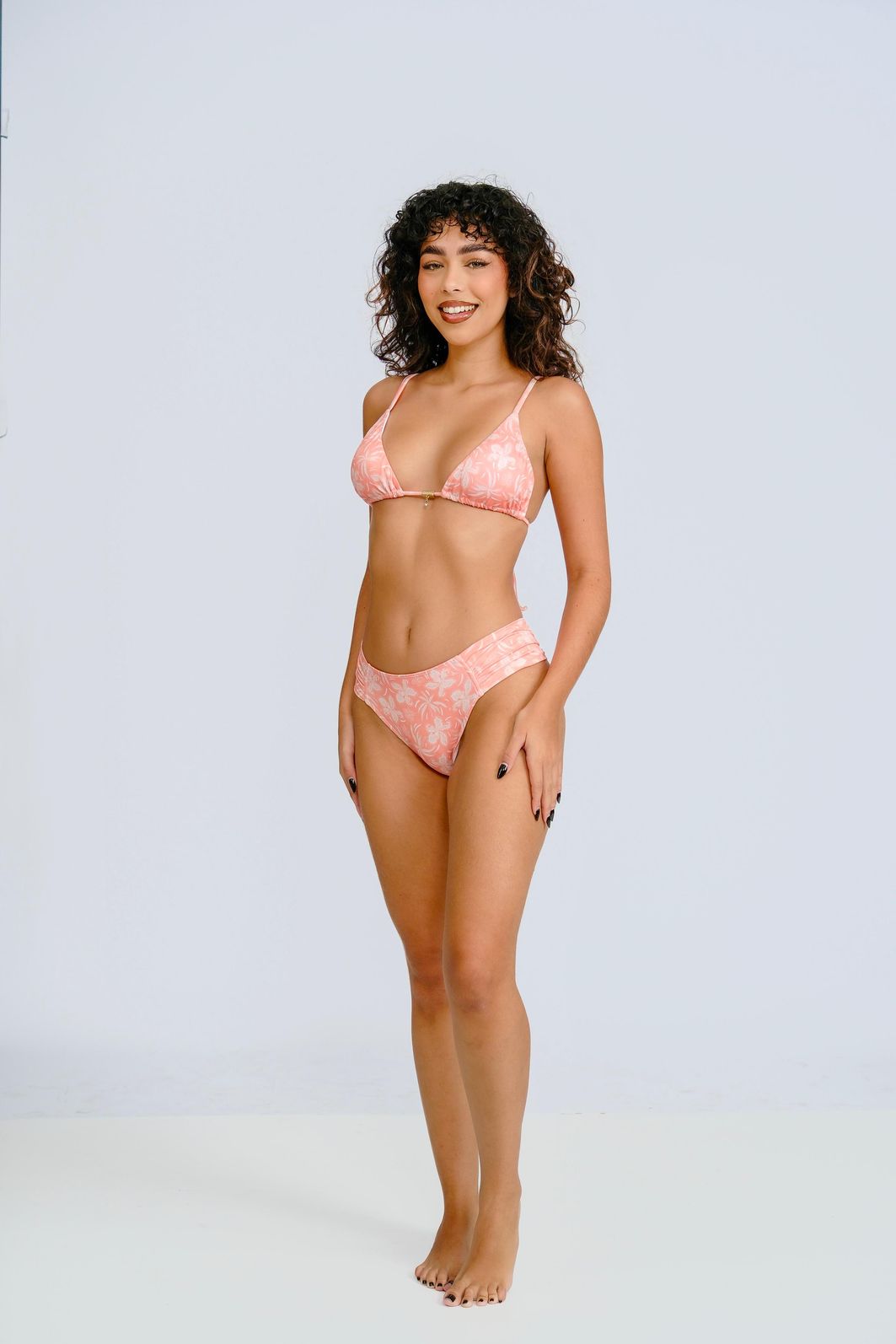 TROPICAL ORANGE - CORTININHA CALCINHA TRADICIONAL TROPICAL ORANGE - CORTININHA CALCINHA TRADICIONAL