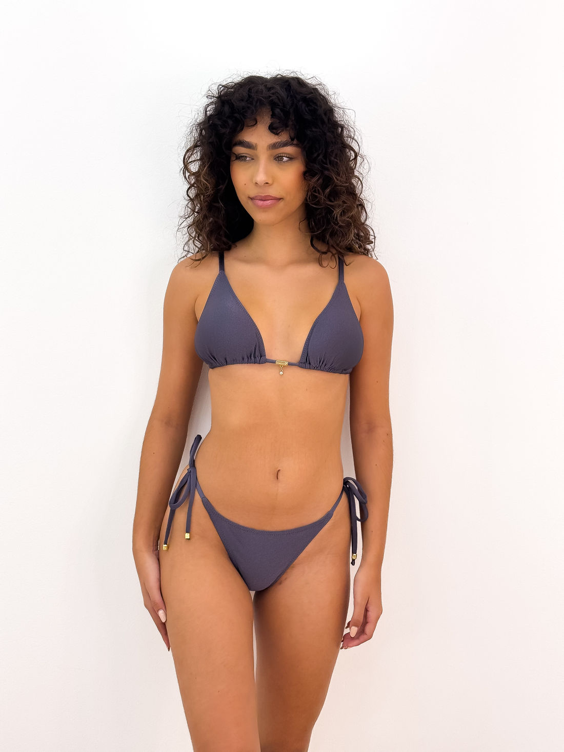 CORTININHA DE AMARRAR TRILOBAL - CINZA CORTININHA DE AMARRAR TRILOBAL - CINZA