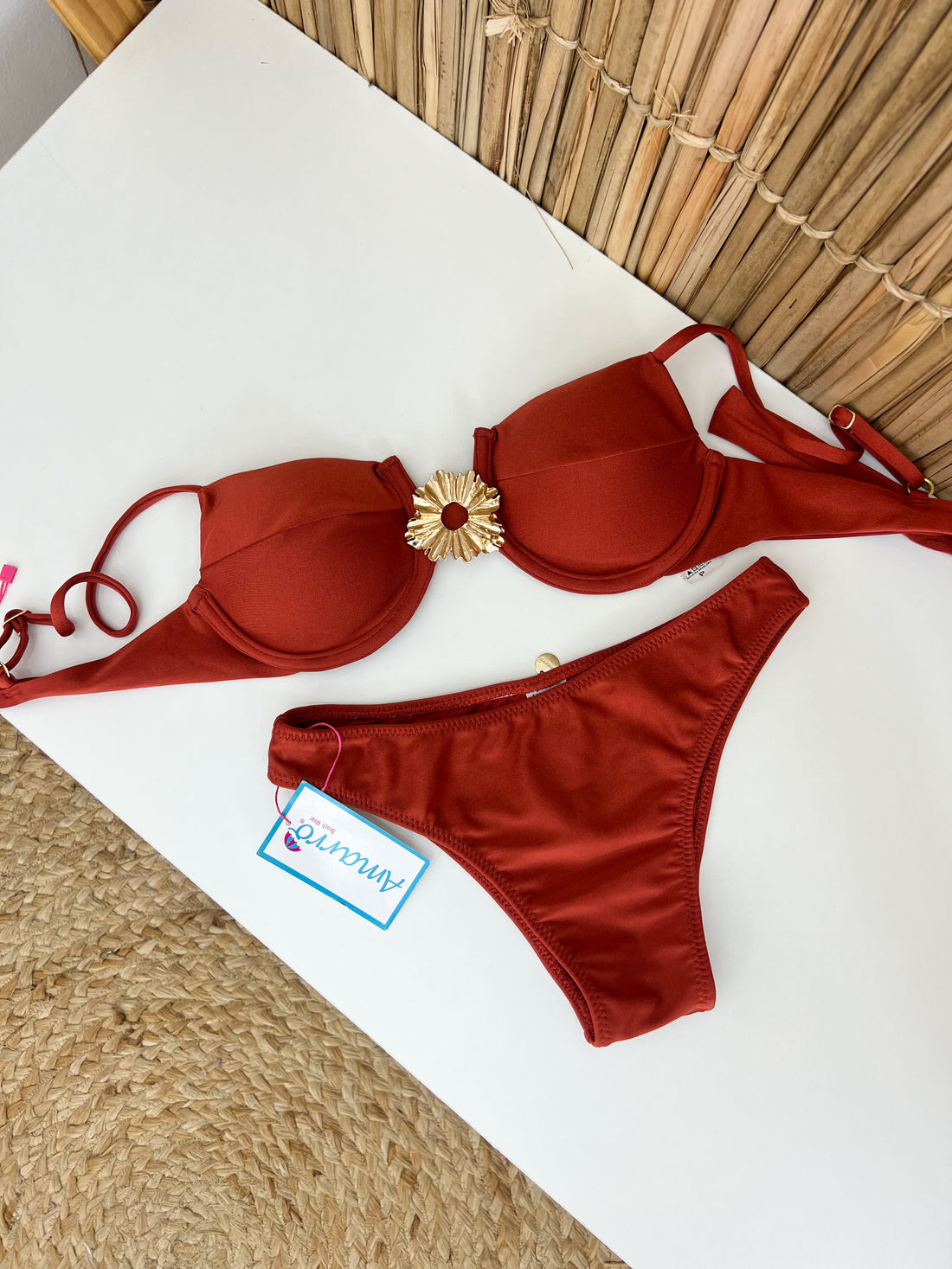 ARO FLORA CALCINHA TANGA - LICOR