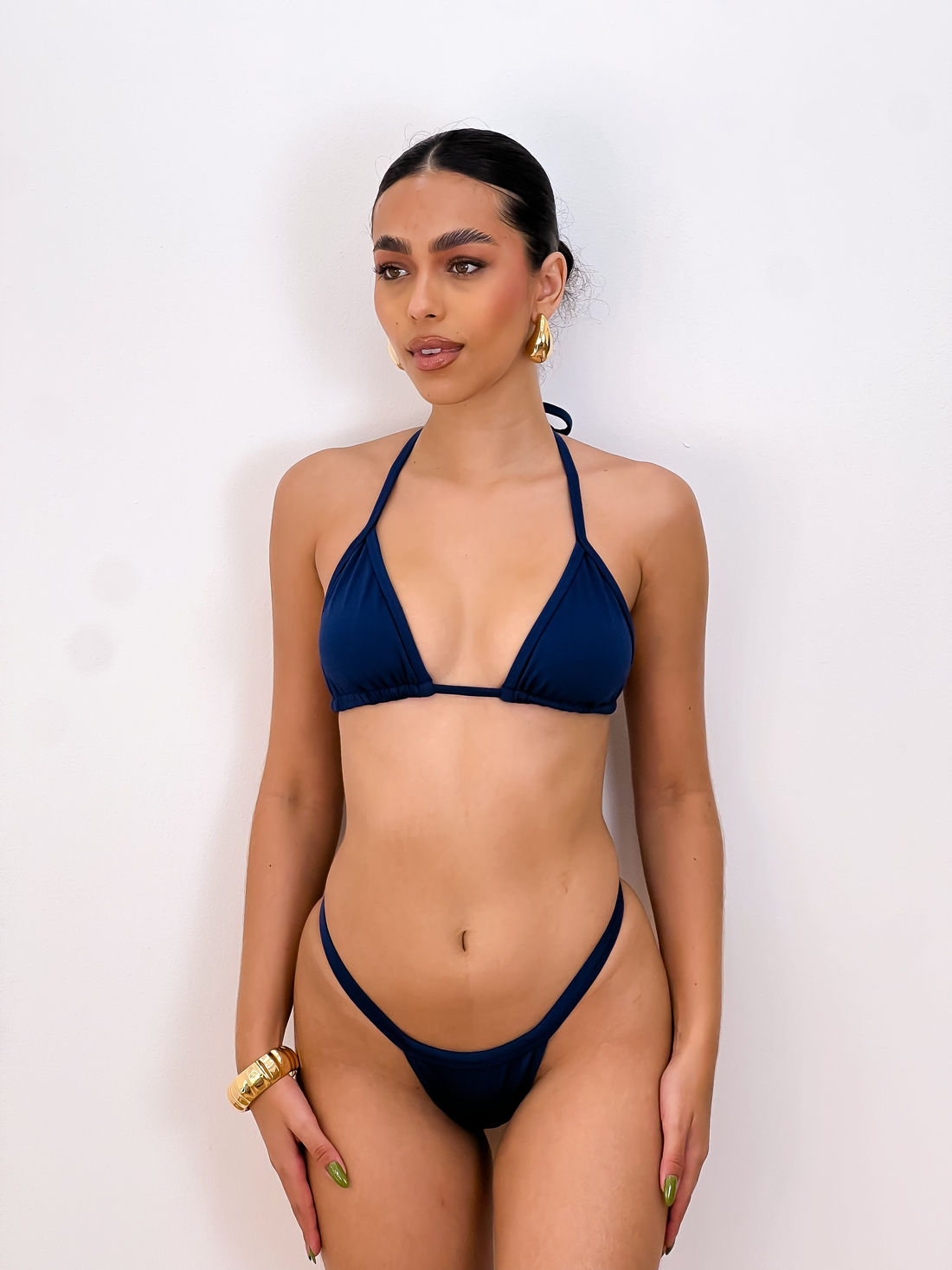 CORTININHA RIO - AZUL MARINHO