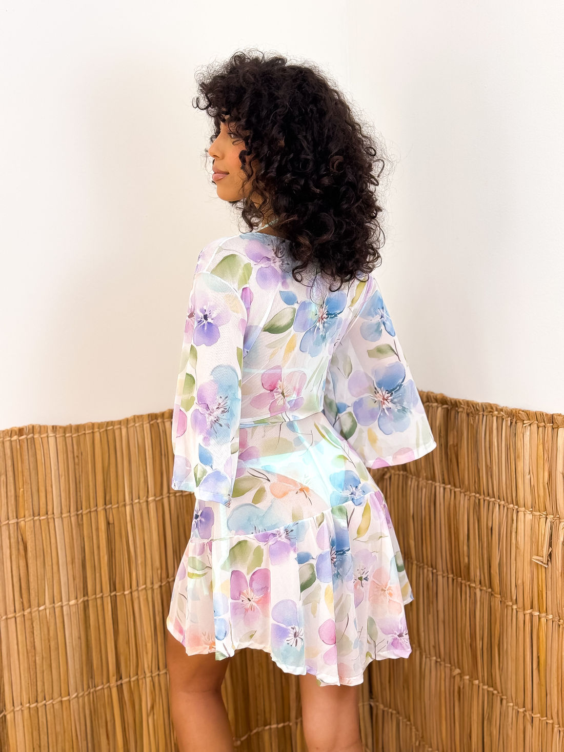 SAÍDA SUMMER - FLORES LILÁS