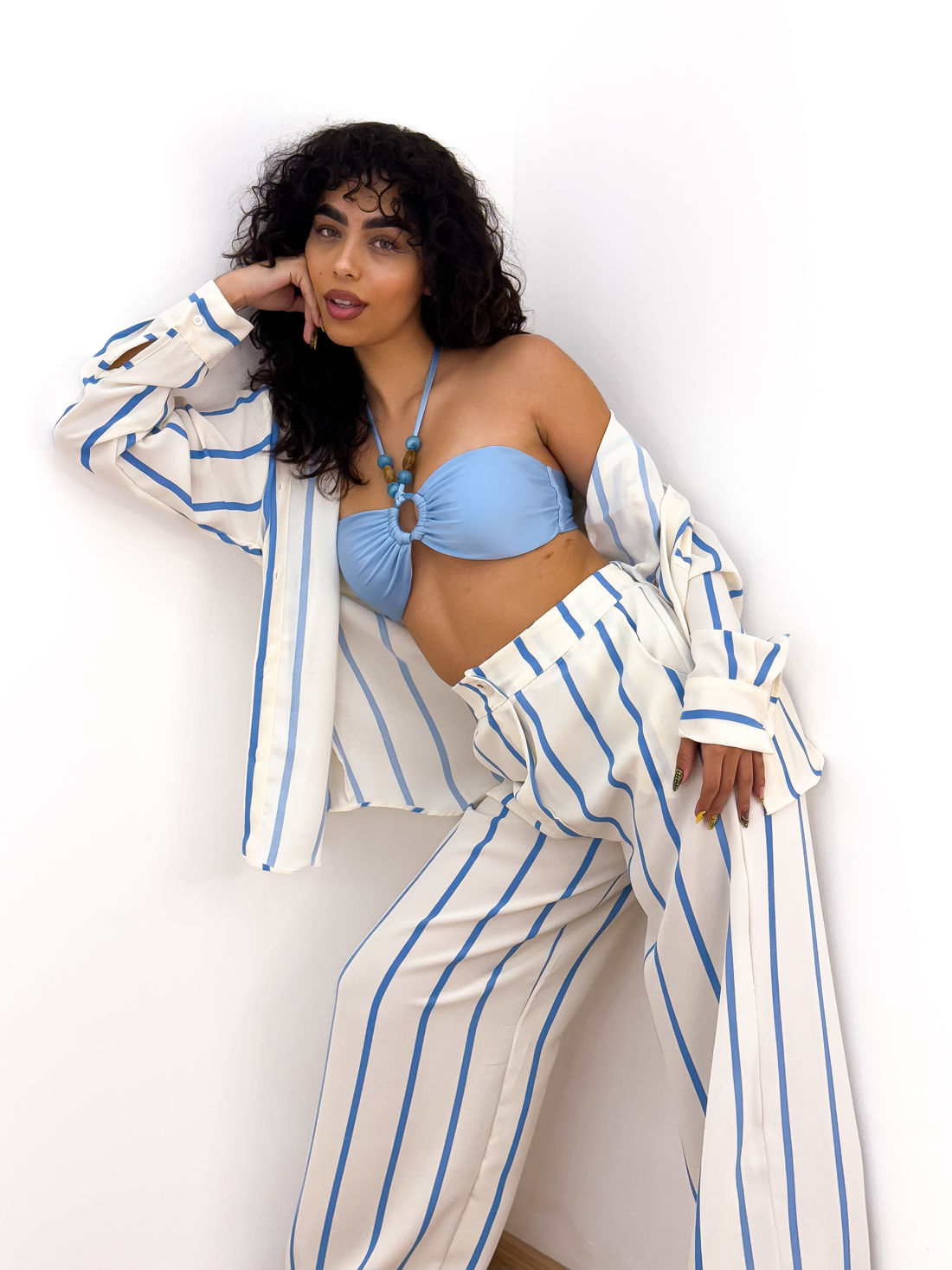 CONJUNTO NÁUTICO - LISTRADO AZUL CONJUNTO NÁUTICO - LISTRADO AZUL