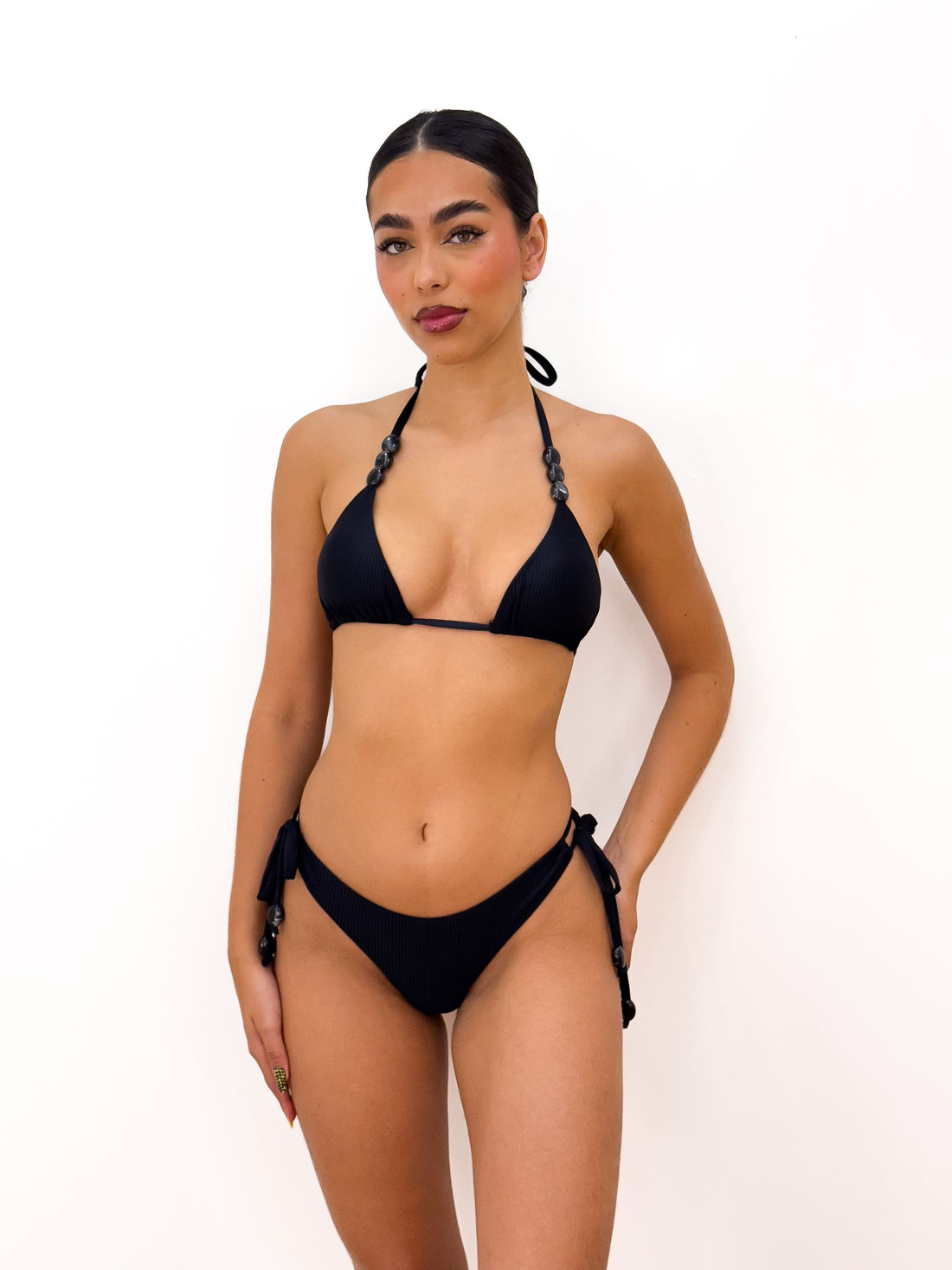 CORTININHA MIÇANGAS CANELADO - PRETO