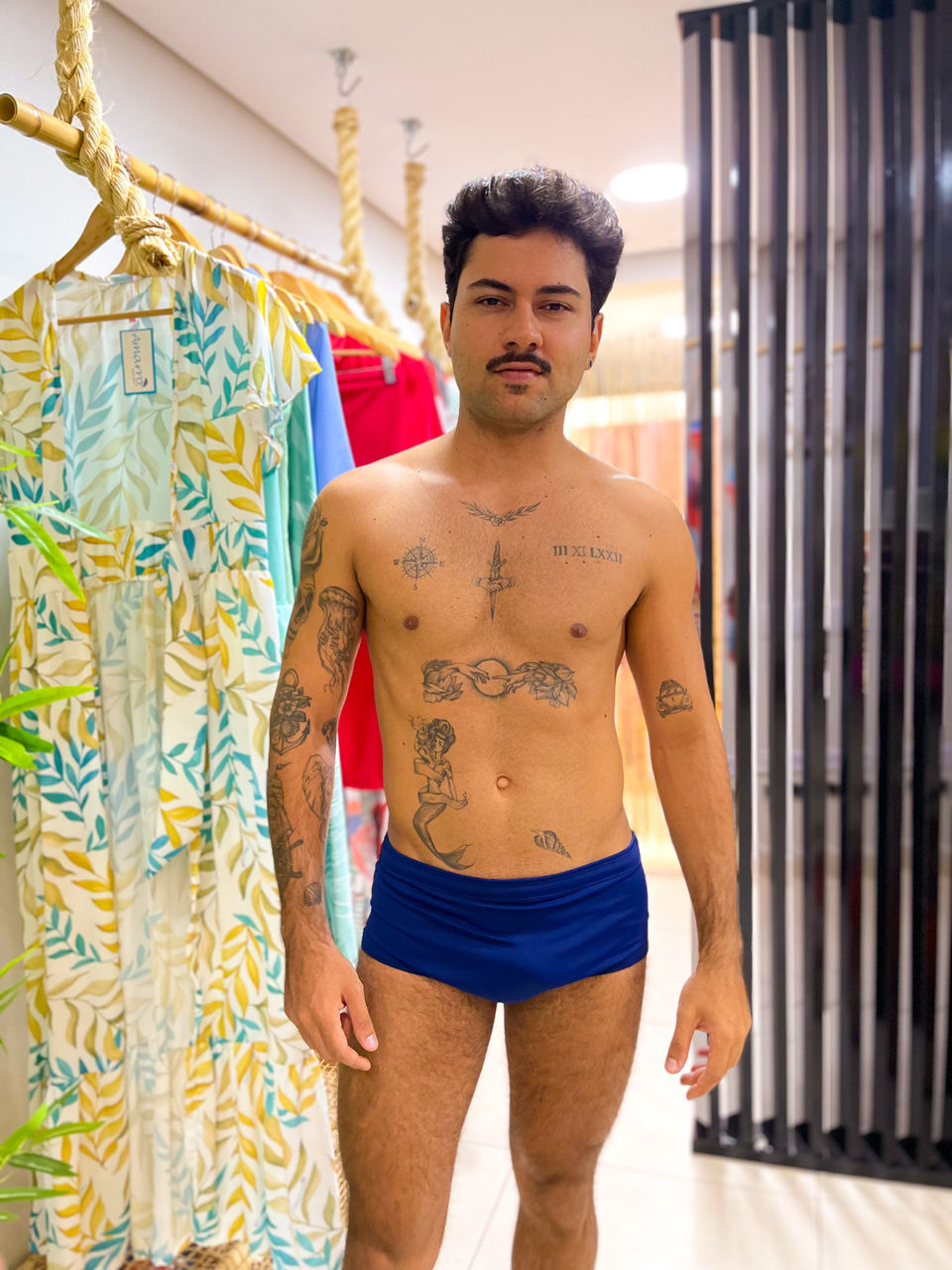 SUNGA CAVADA - AZUL MARINHO SUNGA CAVADA - AZUL MARINHO