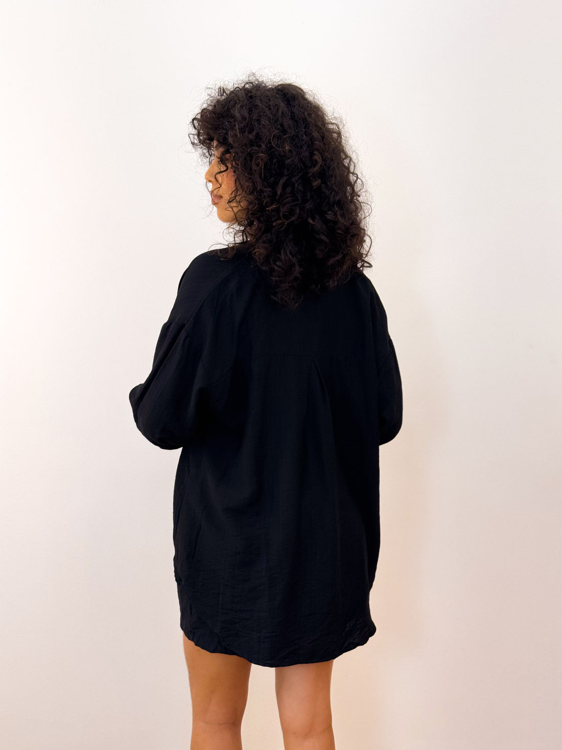 KIT IBIZA CHEMISE + SHORT - PRETO