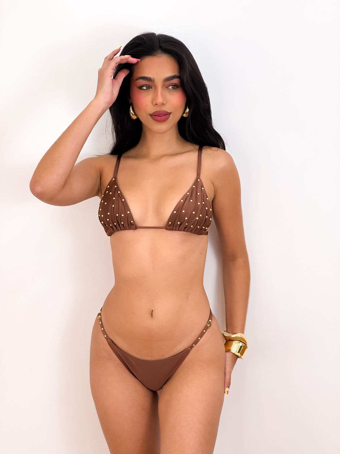 CORTININHA SAUÍPE - MARROM