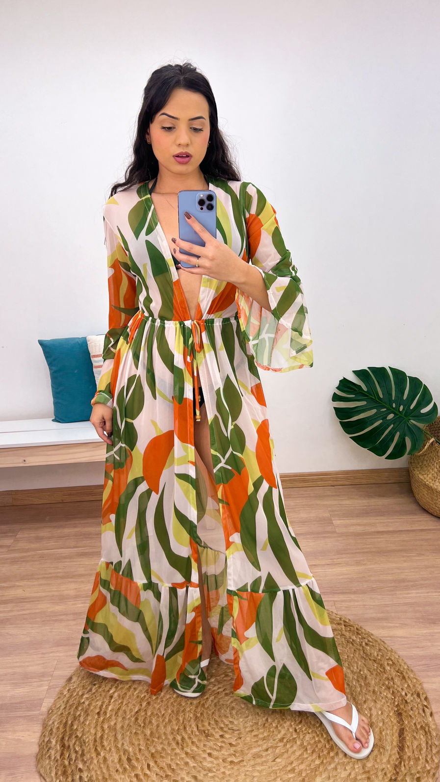 SAÍDA LONGA MARESIAS - FOLHAS LARANJA E VERDE SAÍDA LONGA MARESIAS - FOLHAS LARANJA E VERDE