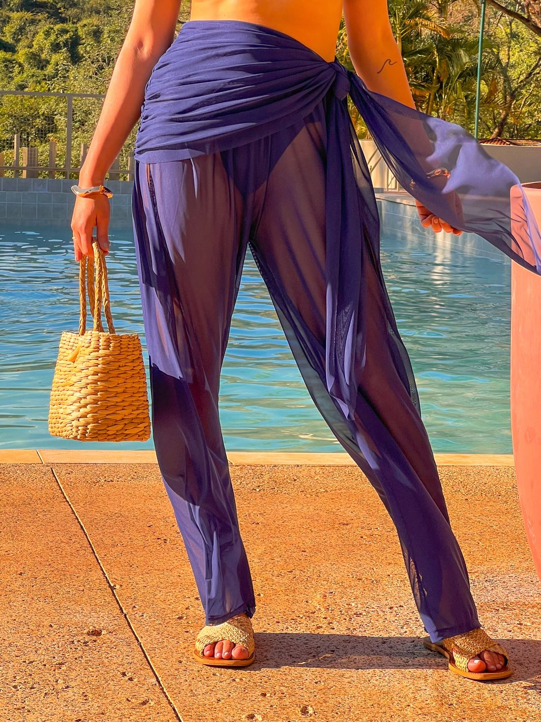 CALÇA GLOW - AZUL MARINHO CALÇA GLOW - AZUL MARINHO