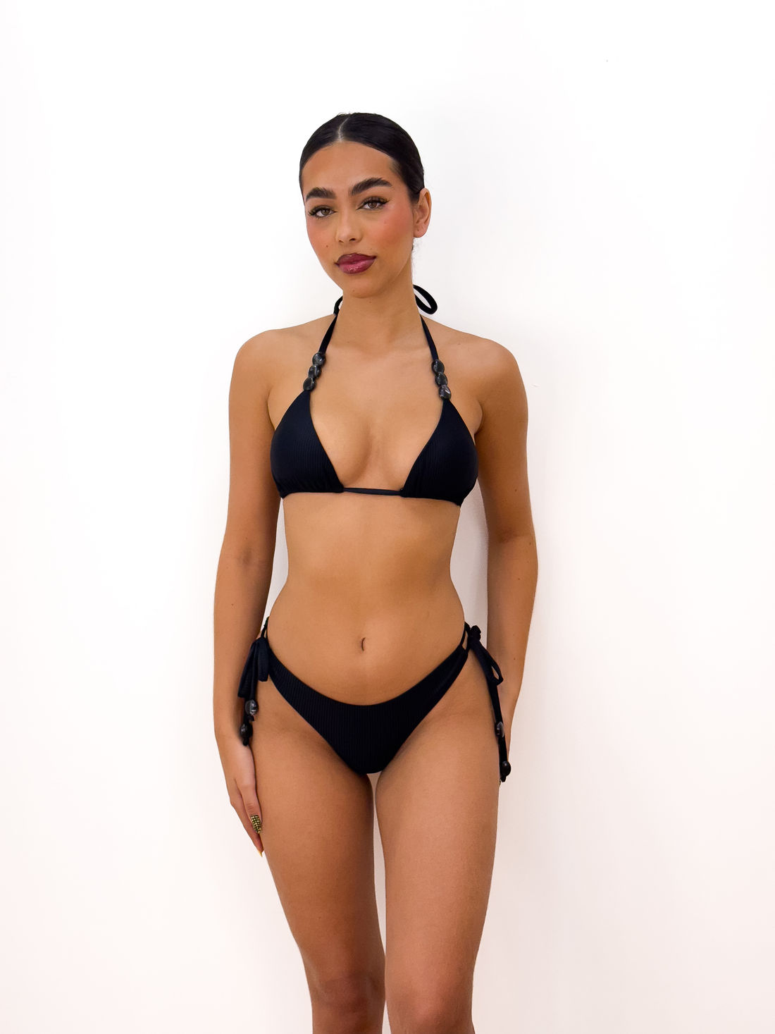 CORTININHA MIÇANGAS CANELADO - PRETO