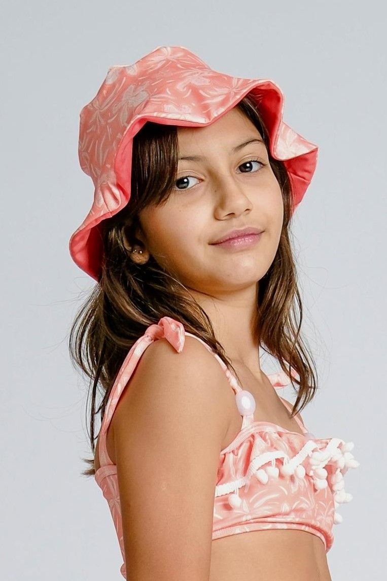 TROPICAL ORANGE - CHAPÉU INFANTIL