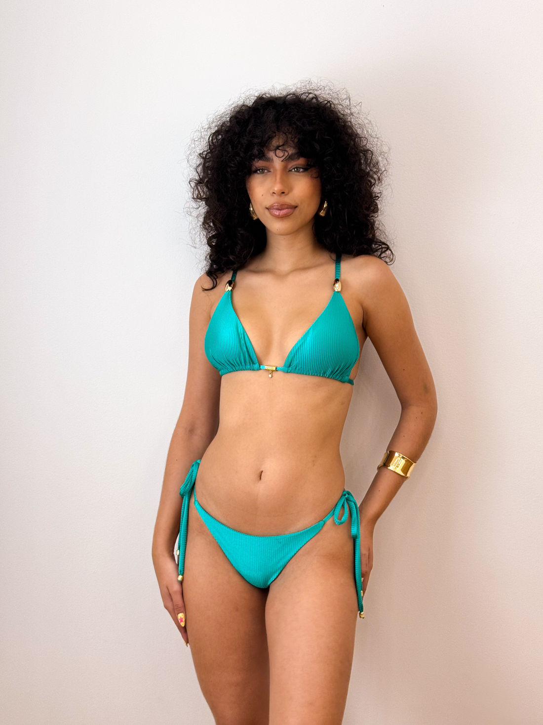 CORTININHA MARAGOGI - VERDE ÁGUA