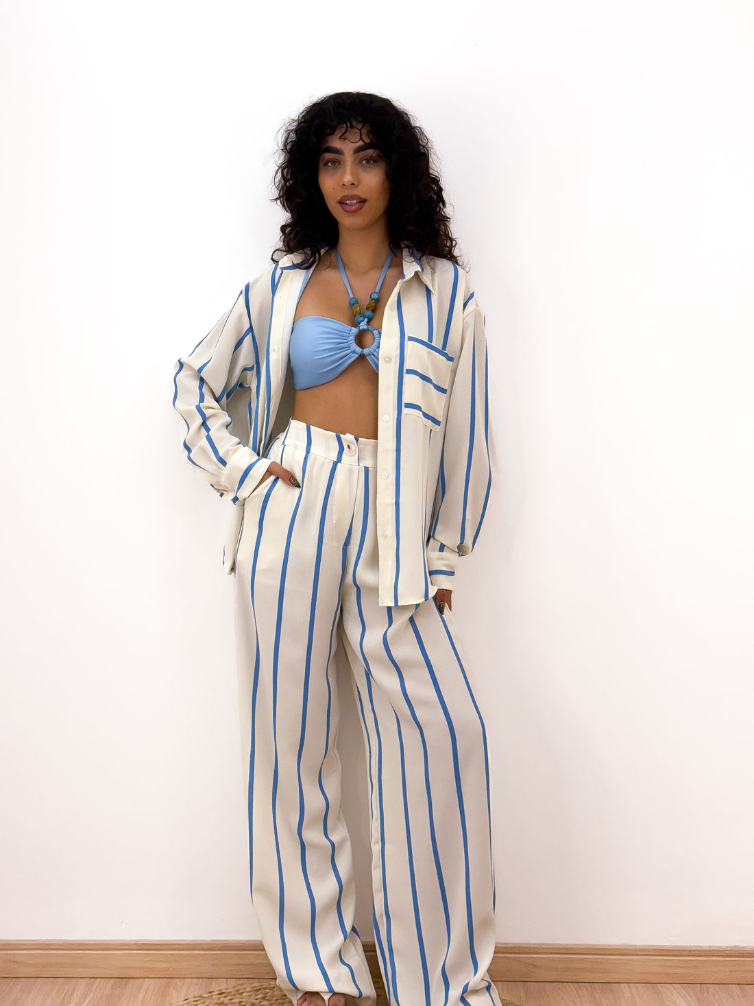 CONJUNTO NÁUTICO - LISTRADO AZUL CONJUNTO NÁUTICO - LISTRADO AZUL