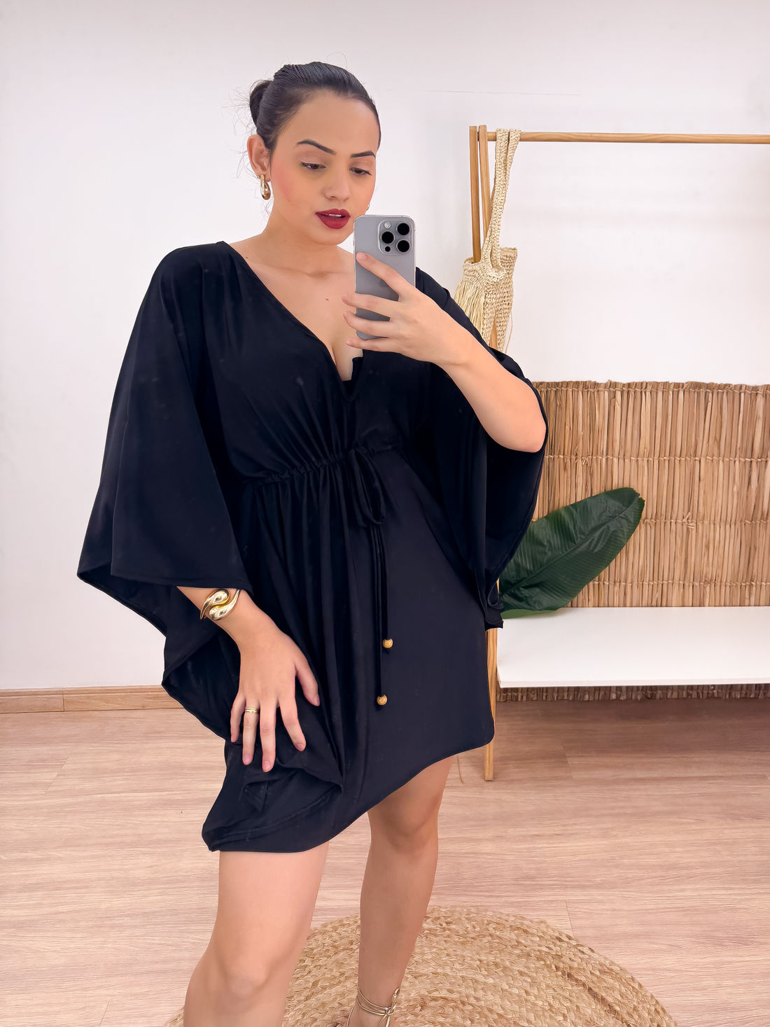 KAFTAN CURTA - PRETA KAFTAN CURTA - PRETA