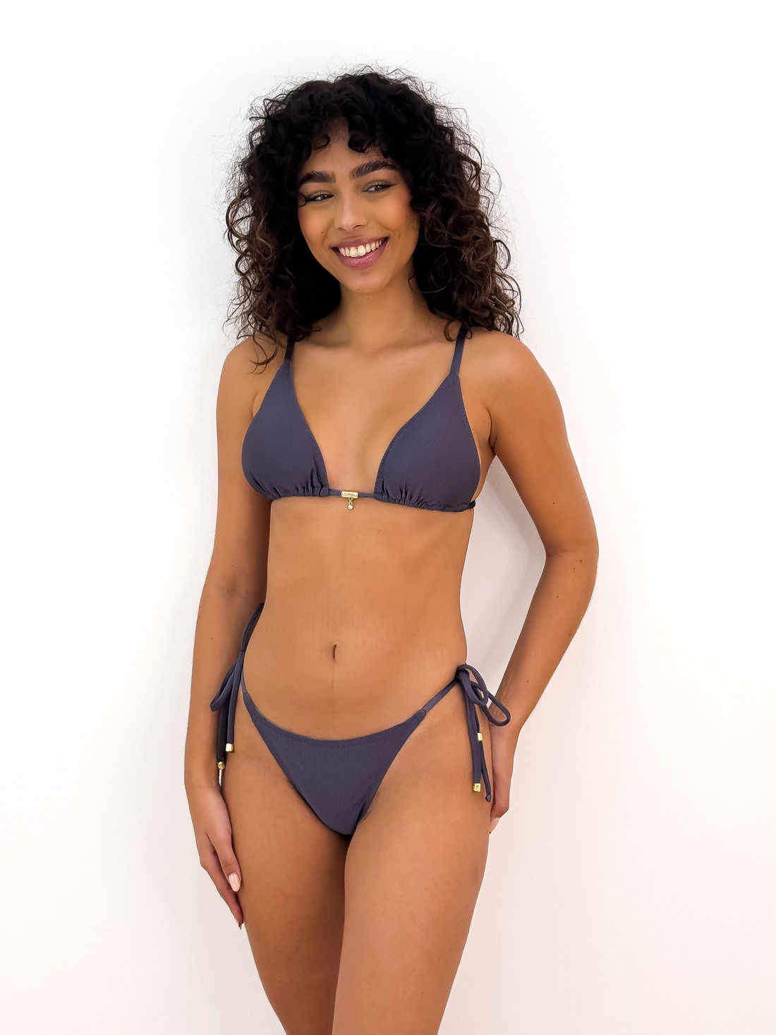 CORTININHA DE AMARRAR TRILOBAL - CINZA CORTININHA DE AMARRAR TRILOBAL - CINZA