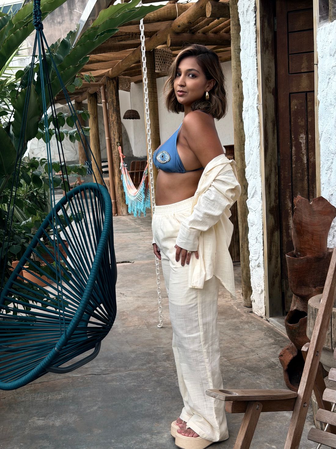 KIT CAMISA E CALÇA SUMMER - OFF WHITE KIT CAMISA E CALÇA SUMMER - OFF WHITE