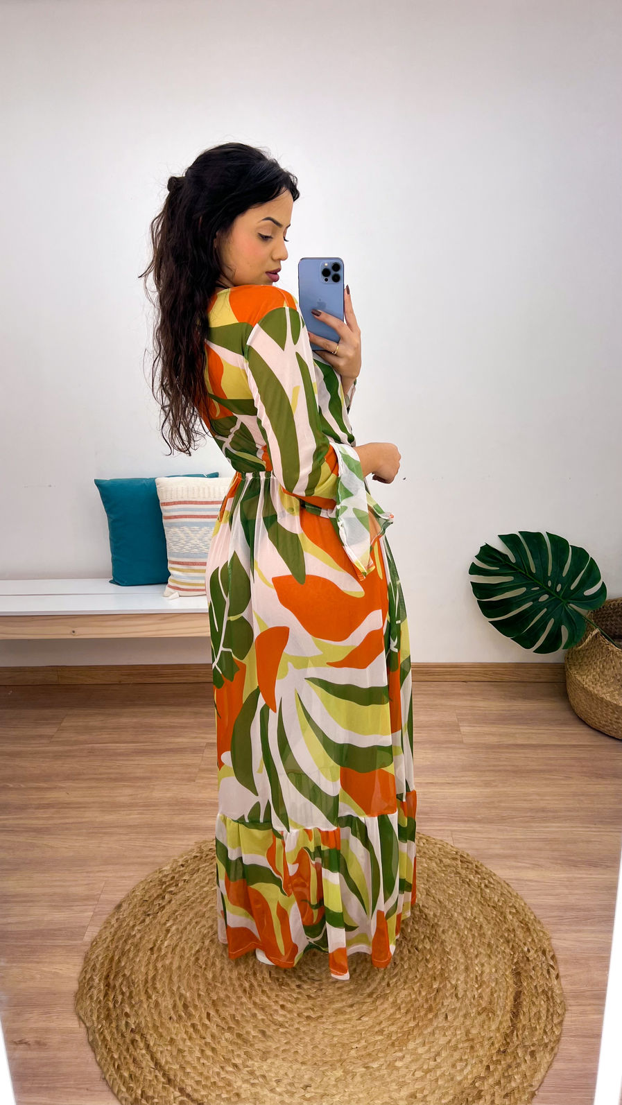 SAÍDA LONGA MARESIAS - FOLHAS LARANJA E VERDE SAÍDA LONGA MARESIAS - FOLHAS LARANJA E VERDE