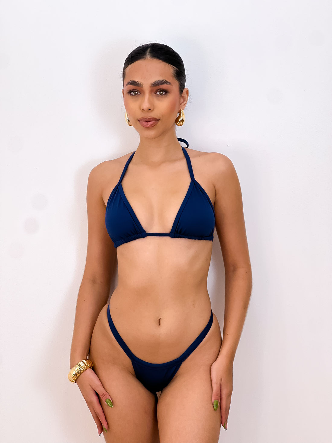 CORTININHA RIO - AZUL MARINHO