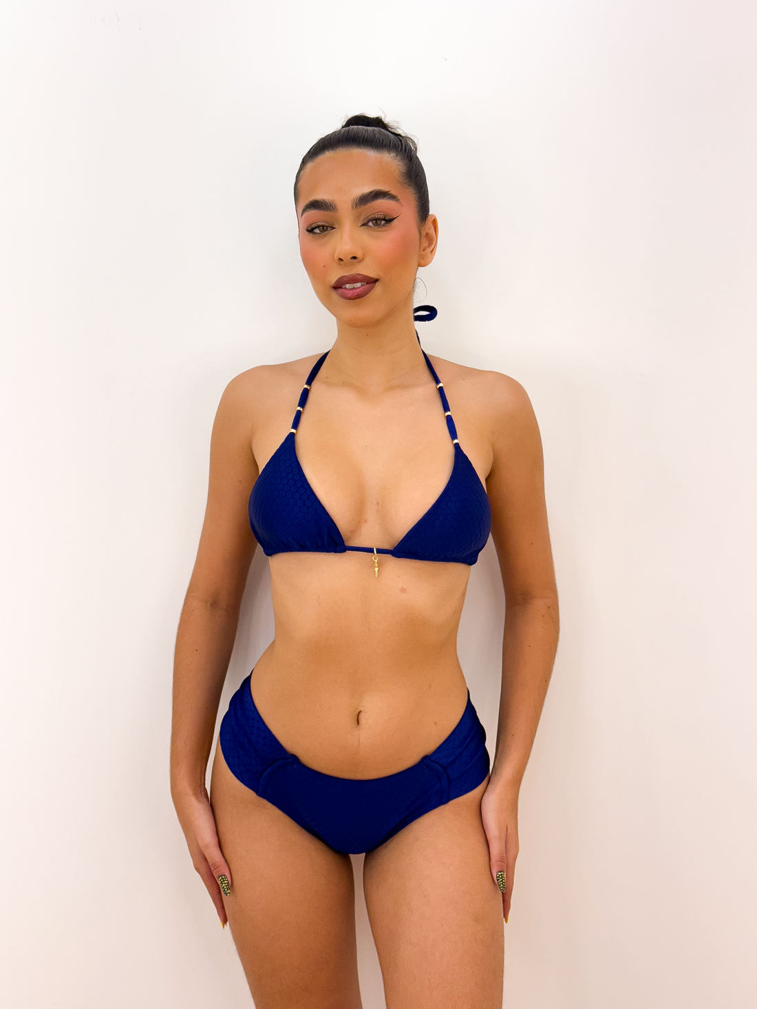 CORTININHA SERENO - AZUL ÍNDIGO