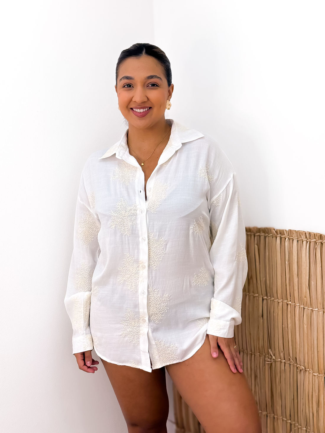 CHEMISE VENEZA - OFF WHITE CHEMISE VENEZA - OFF WHITE