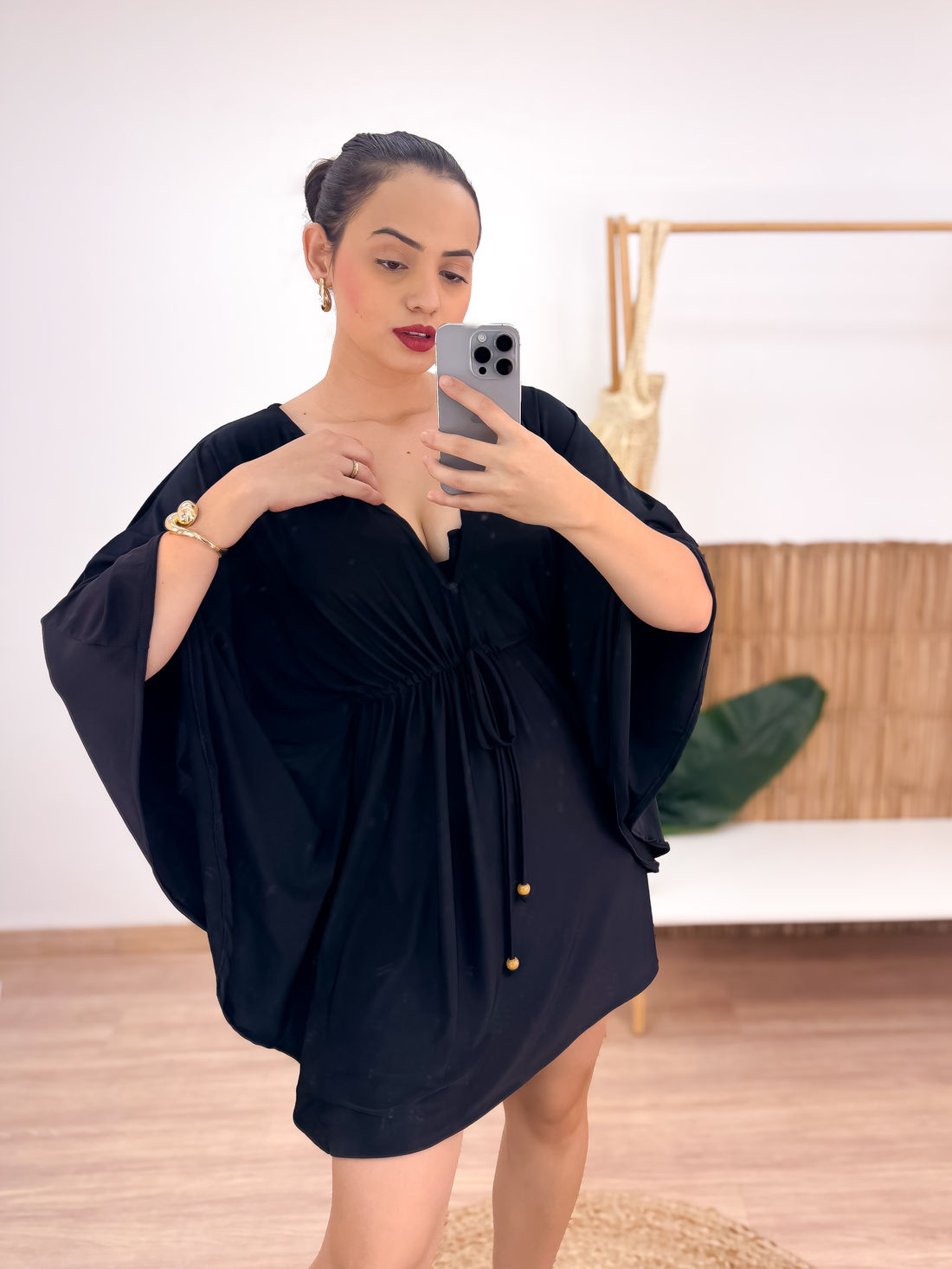 KAFTAN CURTA - PRETA KAFTAN CURTA - PRETA