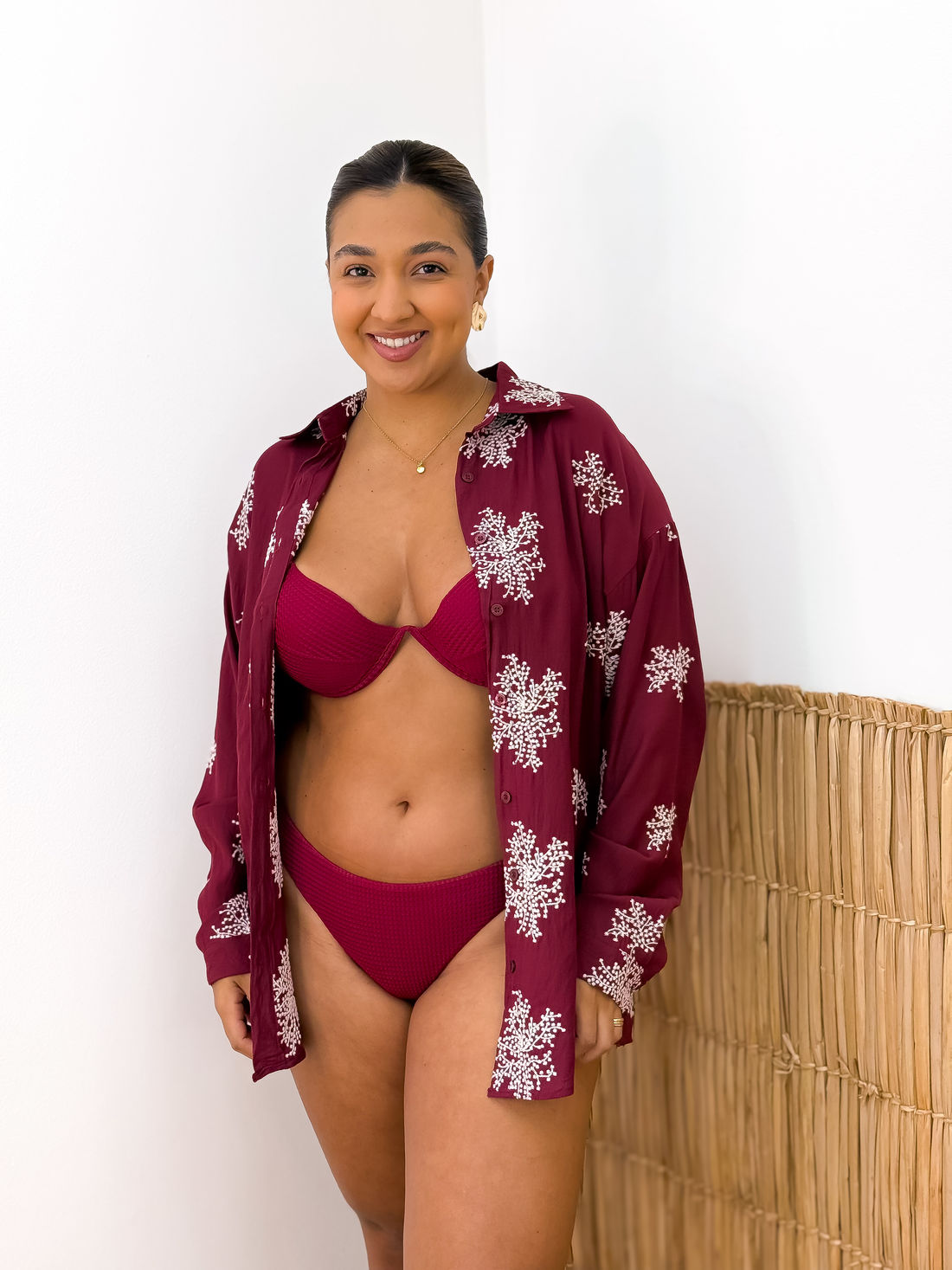 CHEMISE VENEZA - BORDÔ CHEMISE VENEZA - BORDÔ