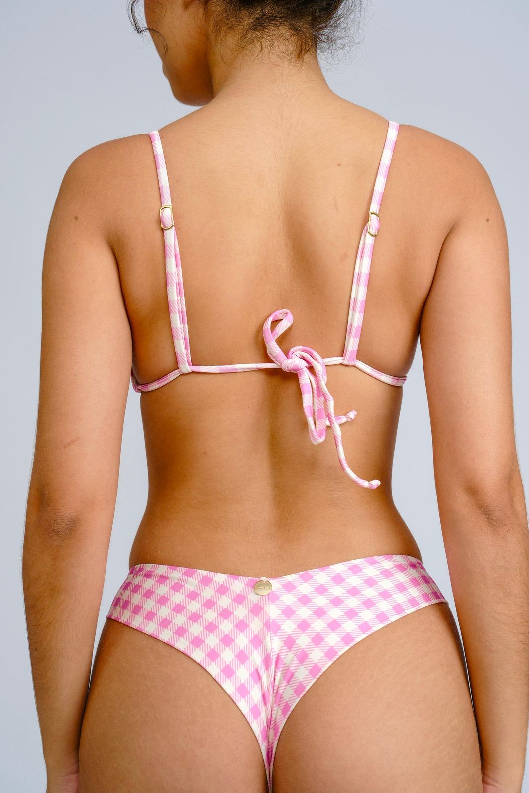 XADREZ ROSA - CORTININHA ASA DELTA