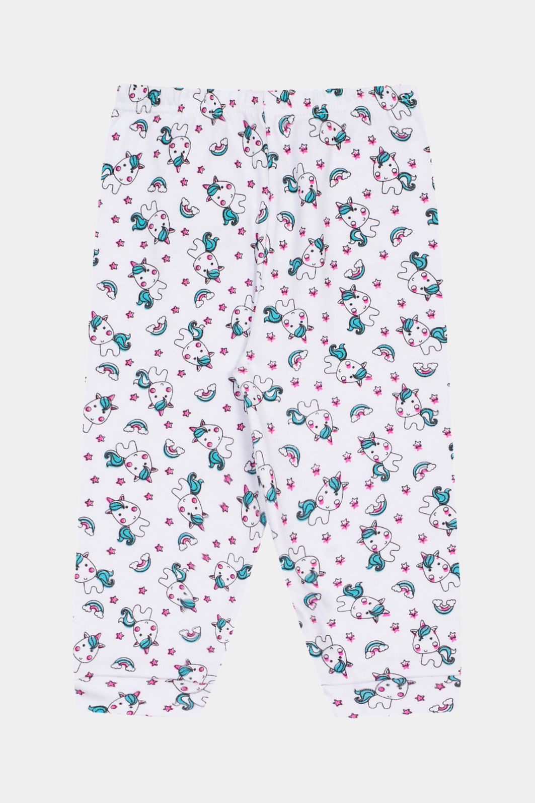 Calça Suedine Estampada Unicórnio Stolf Calça Suedine Estampada Unicórnio Stolf