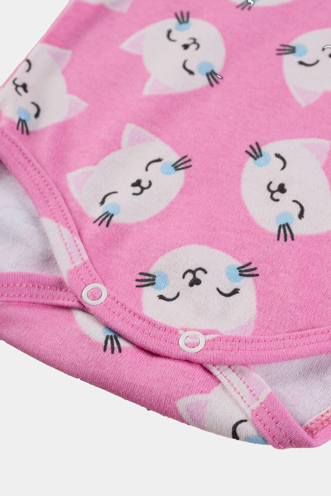 Conjunto Suedine Curto Gatinha Rosa Stolf