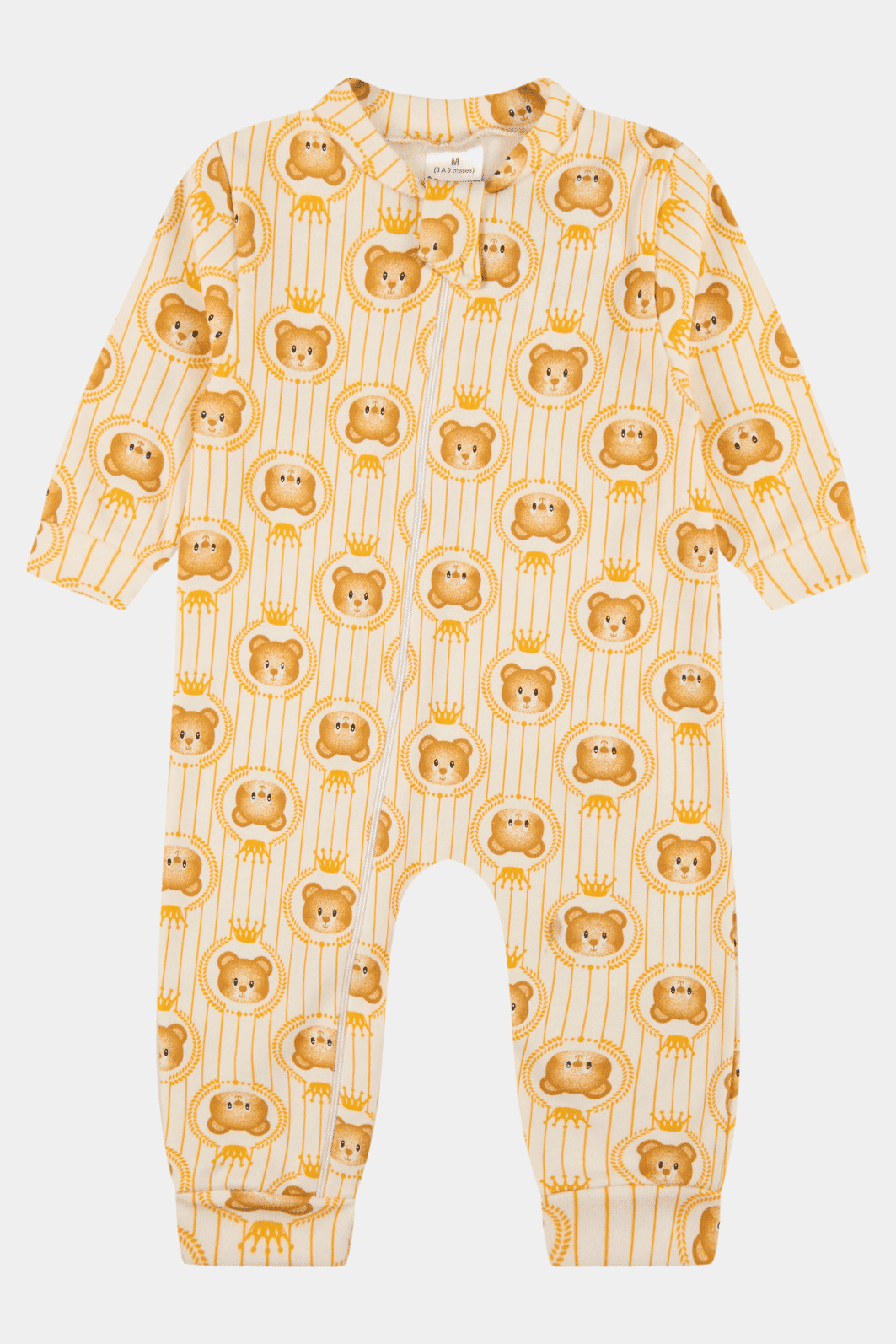 Macacão Suedine Longo Urso Coroa Stolf