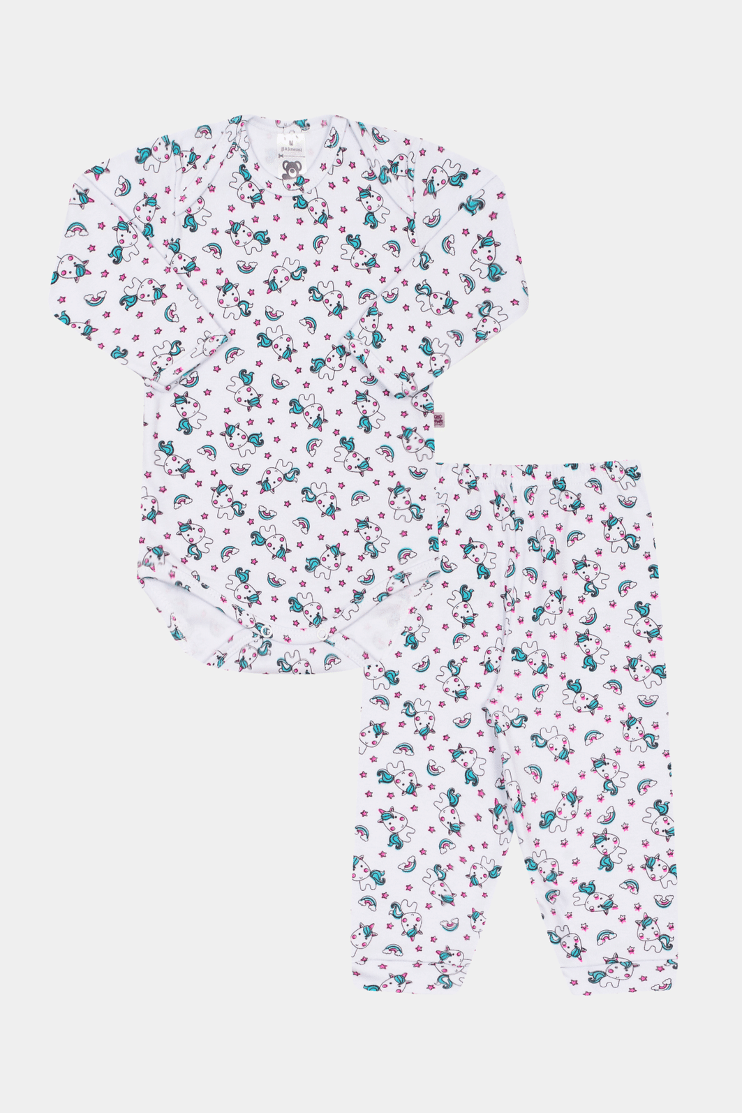 Conjunto Suedine Longo Unicórnio Stolf Conjunto Suedine Longo Unicórnio Stolf