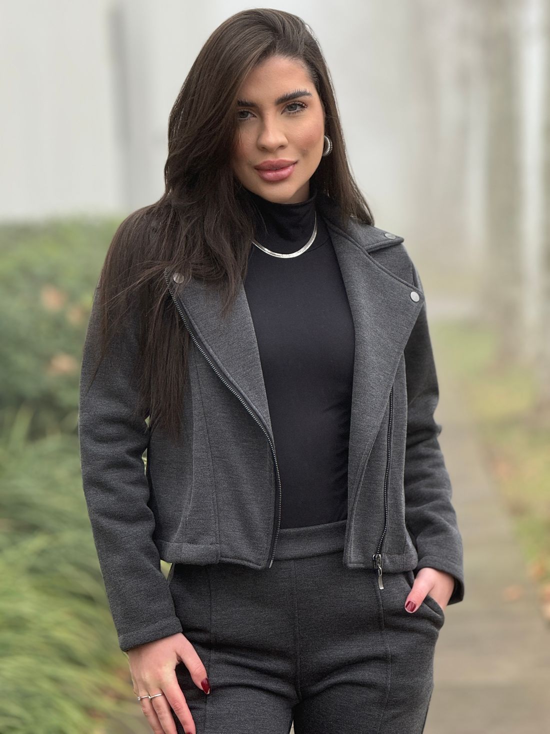 Jaqueta Vitoria Chumbo Jaqueta Vitoria Chumbo