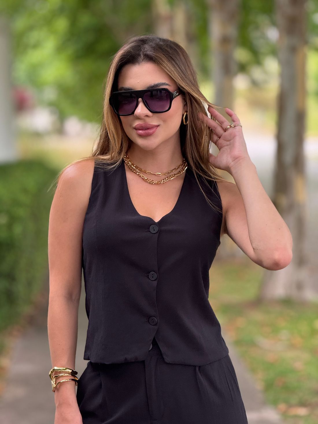 Colete Valentina Preto Colete Valentina Preto