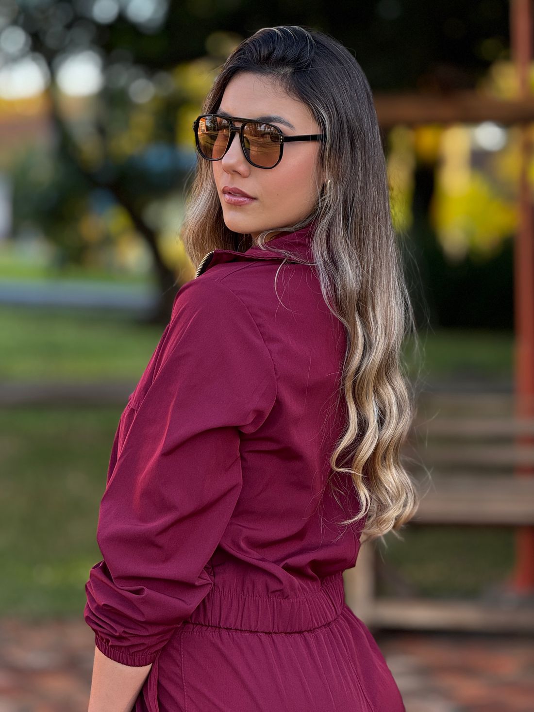 Jaqueta Anelyse Bordo